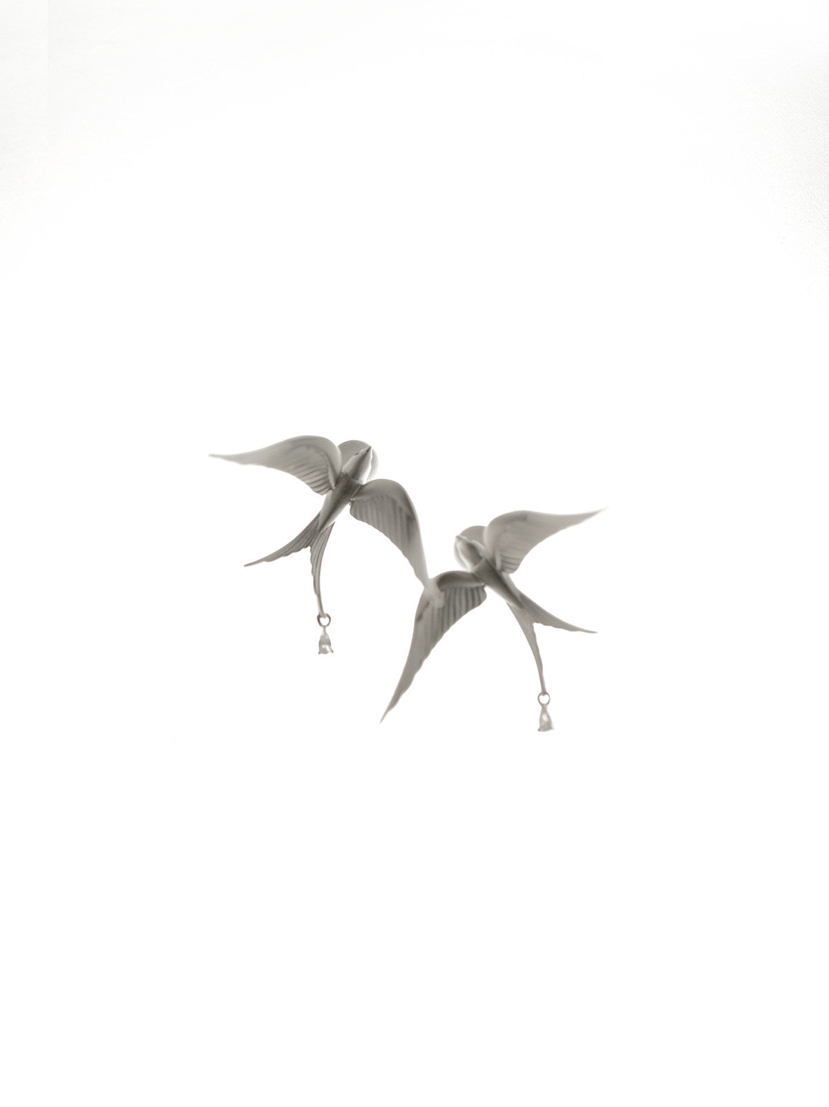 Swallow Earrings 925 Sterling Silver Bird Drop Earrings Minimalist Animal Jewelry Gift for Her
